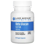 Lake Avenue Nutrition, Beta Glucan 1-3, 1-6, 200 mg, 60 Veggie Capsules - The Supplement Shop