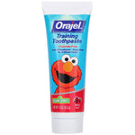Orajel, Elmo Training Toothpaste, Fluoride-Free, 3 Months to 4 Years, Berry Fun, 1.5 oz (42.5 g) - The Supplement Shop