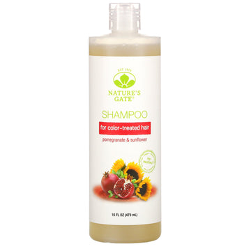 Nature's Gate, Pomegranate & Sunflower Shampoo for Color-Treated Hair, 16 fl oz (473 ml)