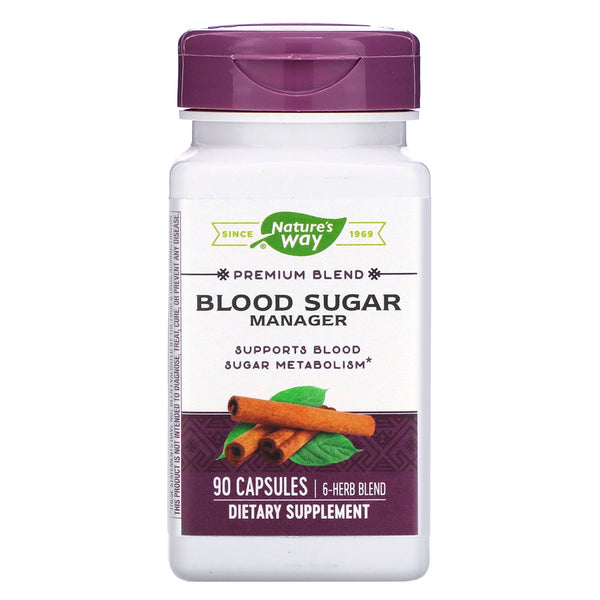 Nature's Way, Blood Sugar Manager, 90 Capsules - The Supplement Shop