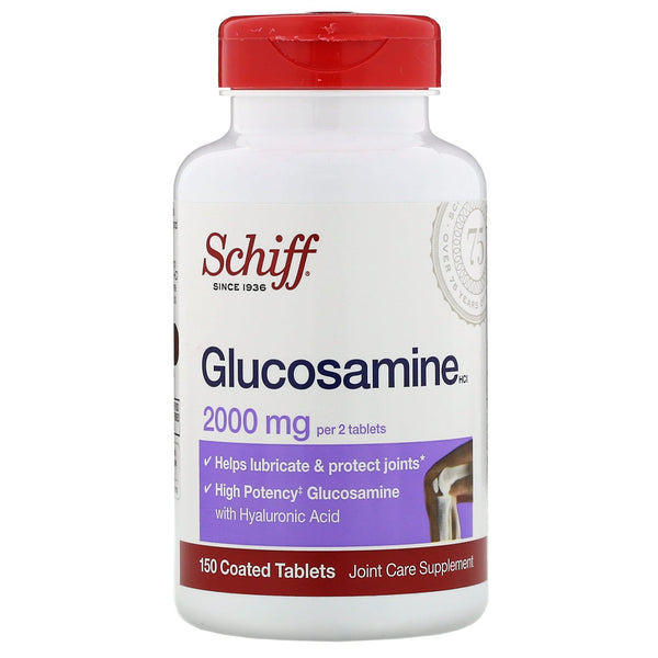 Schiff, Glucosamine, 2000 mg, 150 Coated Tablets - The Supplement Shop