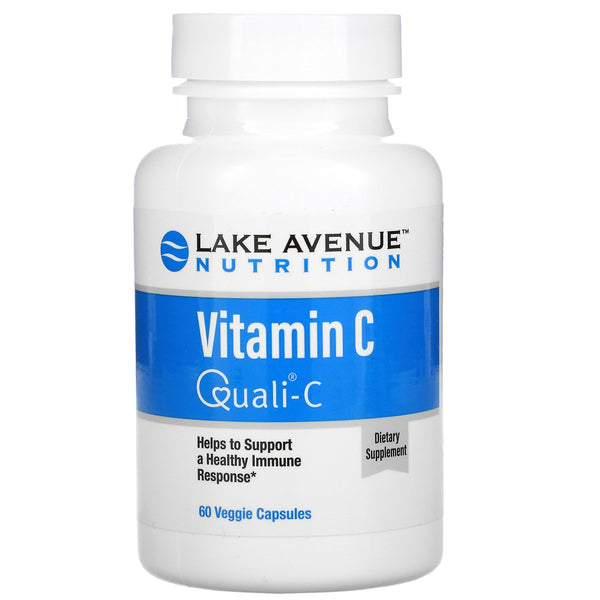 Lake Avenue Nutrition, Vitamin C, Quali-C, 1,000 mg, 60 Veggie Capsules - The Supplement Shop