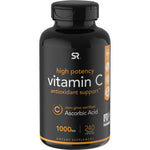 Sports Research, Vitamin C, 1,000 mg, 240 Veggie Capsules - The Supplement Shop