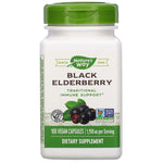 Nature's Way, Black Elderberry, 1,150 mg, 100 Vegan Capsules - The Supplement Shop