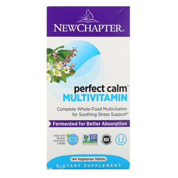 New Chapter, Perfect Calm Multivitamin, 144 Vegetarian Tablets