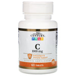 21st Century, Vitamin C, 1,000 mg, 60 Tablets - The Supplement Shop