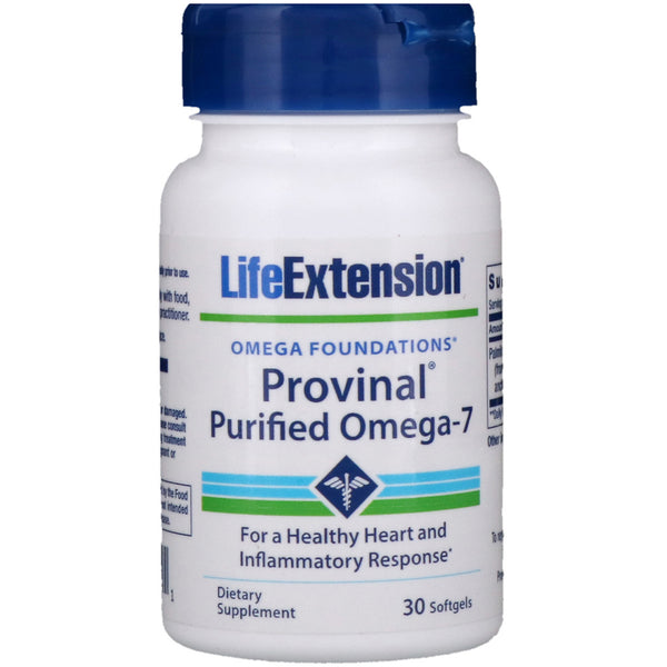 Life Extension, Provinal Purified Omega-7, 30 Softgels - The Supplement Shop