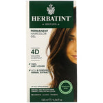 Herbatint, Permanent Haircolor Gel, 4D, Golden Chestnut, 4.56 fl oz (135 ml) - The Supplement Shop