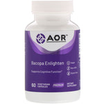 Advanced Orthomolecular Research AOR, Bacopa Enlighten, 60 Vegetarian Capsules - The Supplement Shop