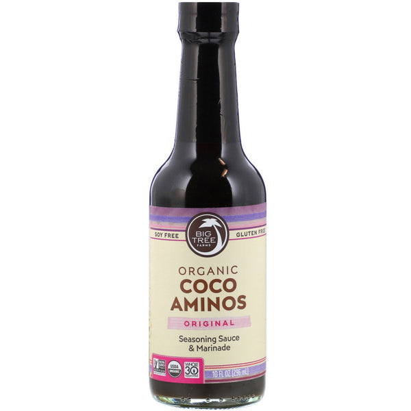 Big Tree Farms, Organic Coco Aminos, Seasoning Sauce & Marinade, Original, 10 fl oz (296 ml) - The Supplement Shop