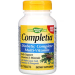 Nature's Way, Completia, Diabetic Complete Multi-Vitamin, Iron Free, 90 Tablets - The Supplement Shop