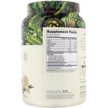 PlantFusion, Complete Protein, Creamy Vanilla Bean, 2 lb (900 g)