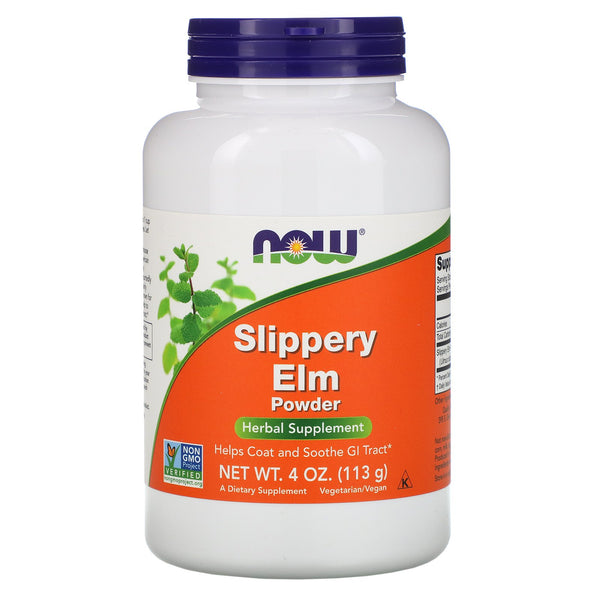 Now Foods, Slippery Elm Powder, 4 oz (113 g) - The Supplement Shop