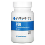 Lake Avenue Nutrition, PQQ (Pyrroloquinoline quinone), 20 mg, 60 Veggie Capsules - The Supplement Shop