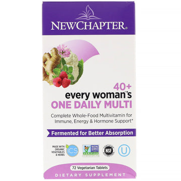 New Chapter, 40+ Every Woman's One Daily Multi, 72 Vegetarian Tablets