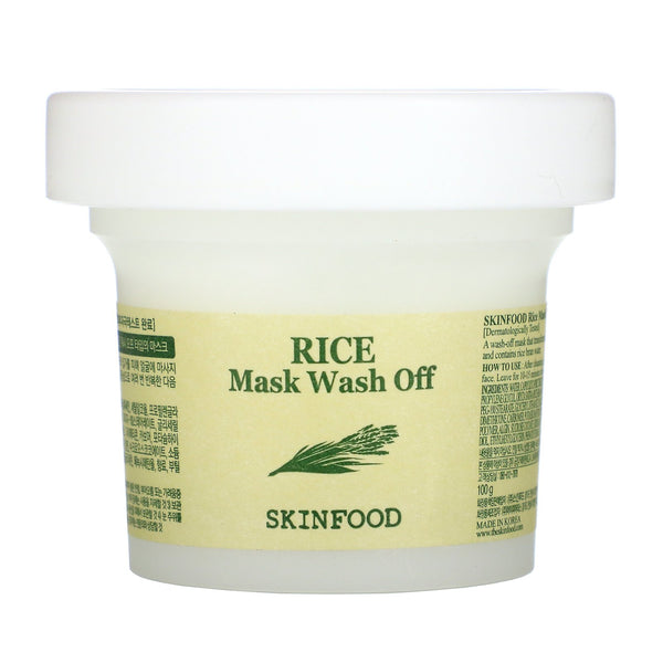 Skinfood, Rice Mask Wash Off, 3.52 oz (100 g) - The Supplement Shop