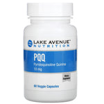 Lake Avenue Nutrition, PQQ (Pyrroloquinoline quinone), 10 mg, 60 Veggie Capsules - The Supplement Shop