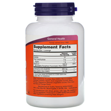 NOW Foods, Chewable CoQ10, 200 mg, 90 Lozenges