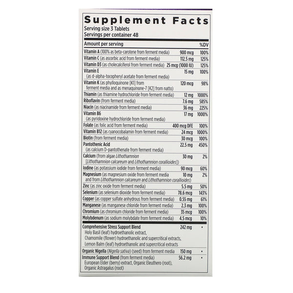 New Chapter, Perfect Calm Multivitamin, 144 Vegetarian Tablets - The Supplement Shop