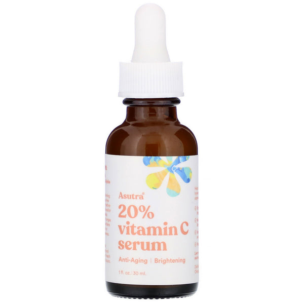 Asutra, 20% Vitamin C Serum, 1 fl oz (30 ml) - The Supplement Shop