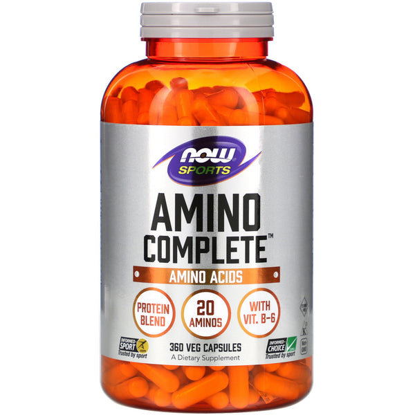 Now Foods, Sports, Amino Complete, 360 Veg Capsules - The Supplement Shop