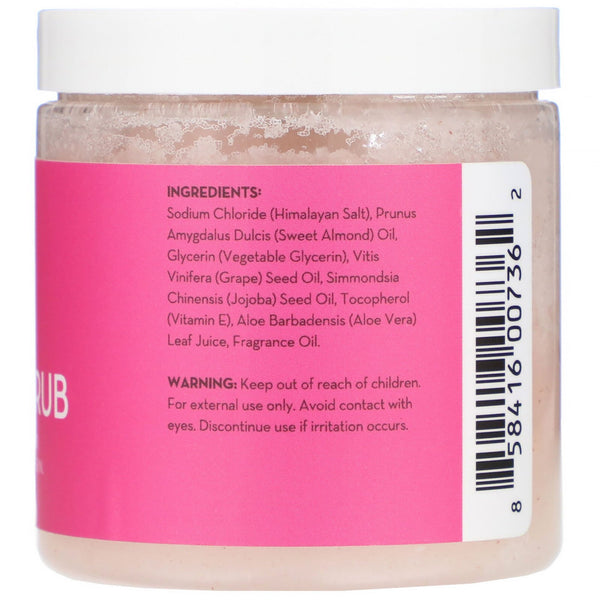 Pure Body Naturals, Himalayan Pink Salt Scrub , 12 oz (340 g) - The Supplement Shop