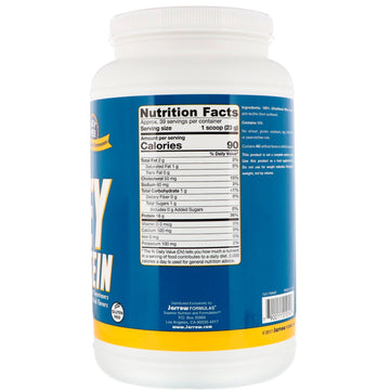 Jarrow Formulas, Whey Protein, Unflavored, 2 lbs (908 g)