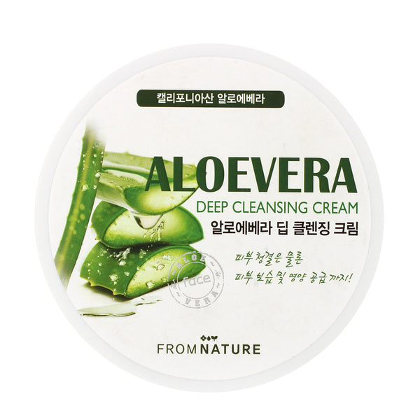 FromNature, Aloe Vera, Deep Cleansing Cream, 300 ml - The Supplement Shop