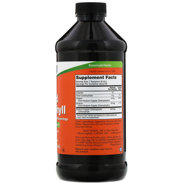 Now Foods, Liquid Chlorophyll, Mint Flavour, 16 fl oz (473 ml)