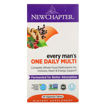 New Chapter, Every Man's One Daily Multi, 96 Vegetarian Tablets