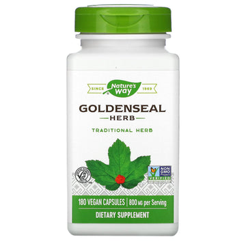Nature's Way, Goldenseal, 800 mg, 180 Vegan Capsules