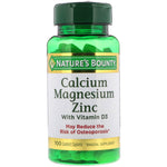 Nature's Bounty, Calcium Magnesium Zinc with Vitamin D3, 100 Coated Caplets - The Supplement Shop