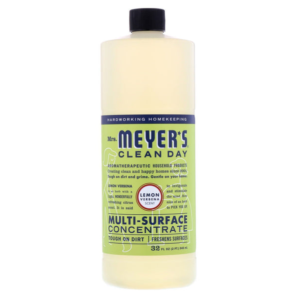 Mrs. Meyers Clean Day, Multi-Surface Concentrate, Lemon Verbena Scent, 32 fl oz (946 ml) - The Supplement Shop