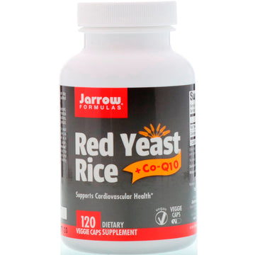 Jarrow Formulas, Red Yeast Rice + Co-Q10, 120 Veggie Caps