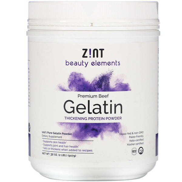 Zint, Premium Beef, Thickening Protein Powder, 32 oz (907 g) - The Supplement Shop