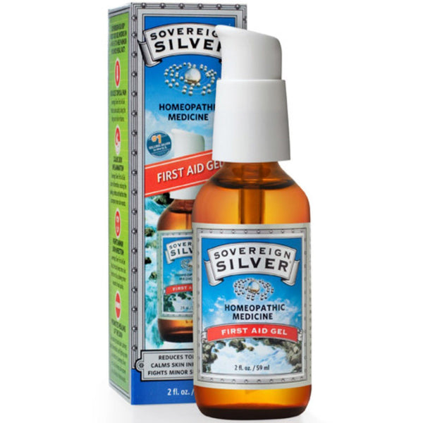 Sovereign Silver, Silver, First Aid Gel, 2 fl oz (59 ml) - The Supplement Shop