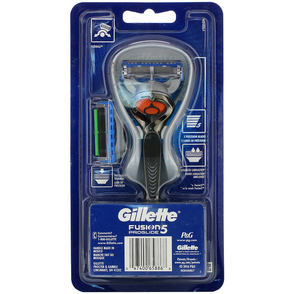 Gillette, Fusion5 Proglide, 1 Razor + 2 Cartridges - The Supplement Shop