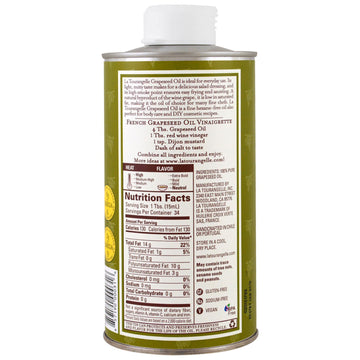 La Tourangelle, Expeller-Pressed Grapeseed Oil, 16.9 fl oz (500 ml)