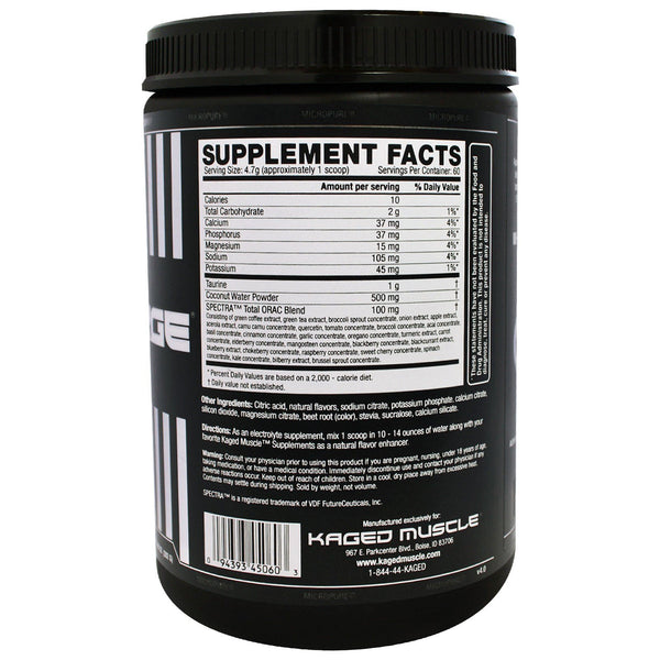 Kaged Muscle, Hydra-Charge, Fruit Punch, 9.95 oz (282 g) - The Supplement Shop