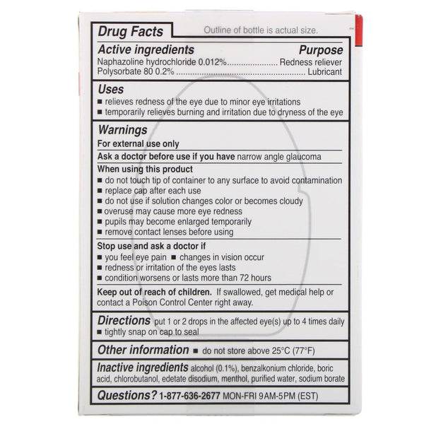 Rohto, Cooling Eye Drops, Dual Action Redness + Dryness Relief, 0.4 fl oz (13 ml) - The Supplement Shop