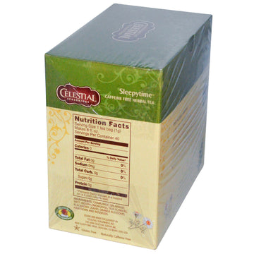 Celestial Seasonings, Herbal Tea, Caffeine Free, Sleepytime, 40 Tea Bags, 2.0 (58 g)