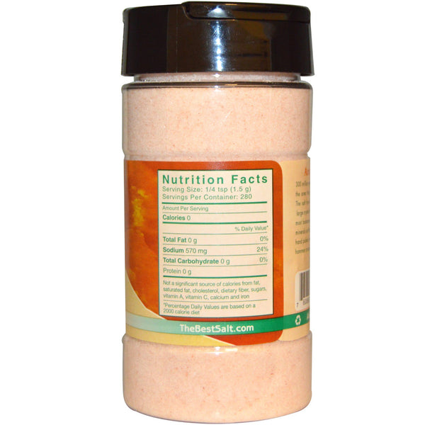 Aloha Bay, Himalayan Table & Cooking Salt, Fine Crystals, 15 oz (425 g) - The Supplement Shop