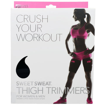 Sports Research, Sweet Sweat Thigh Trimmers, Pink, 1 Pair