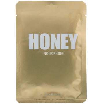 Lapcos, Daily Skin Mask Honey, Nourishing, 5 Sheets, 0.91 fl oz (27 ml) Each