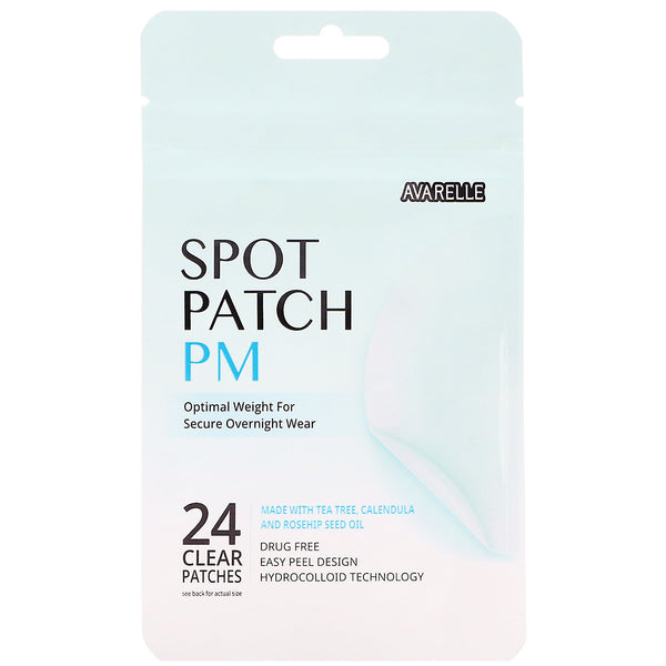 Avarelle, Spot Patch PM, 24 Clear Patches - The Supplement Shop