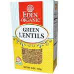 Eden Foods, Organic, Green Lentils, 16 oz (454 g) - The Supplement Shop