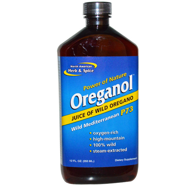 North American Herb & Spice, Oreganol, Wild Mediterranean P73, 12 fl oz (355 ml) - The Supplement Shop
