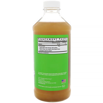 Country Farms, Organic Apple Cider Vinegar with Ginger, Cayenne & Maple, 16 fl oz (473 ml)