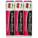 Chapstick, Lip Care Skin Protectant, Classic Cherry, 3 Sticks, 0.15 oz (4 g) Each - The Supplement Shop