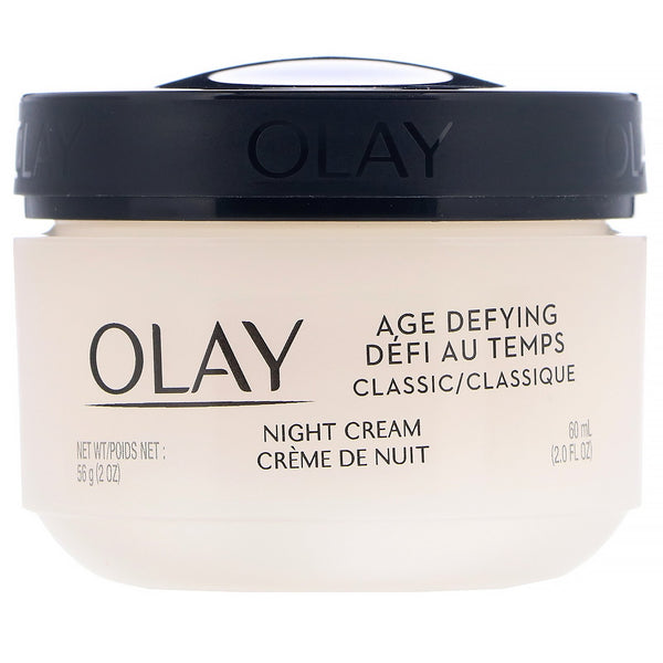 Olay, Age Defying, Classic, Night Cream, 2 fl oz (60 ml) - The Supplement Shop